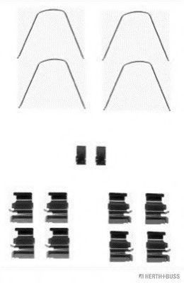 Set accesorii, placute frana