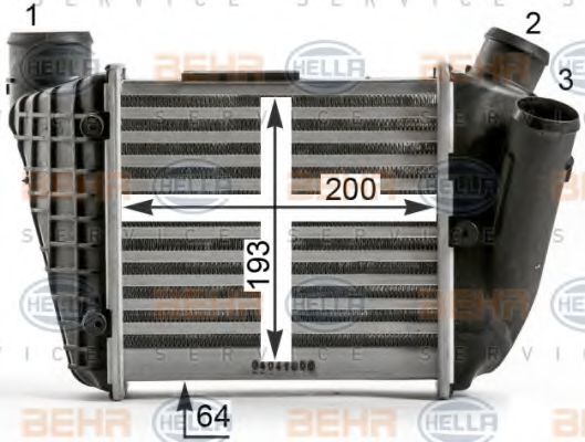Intercooler, compresor
