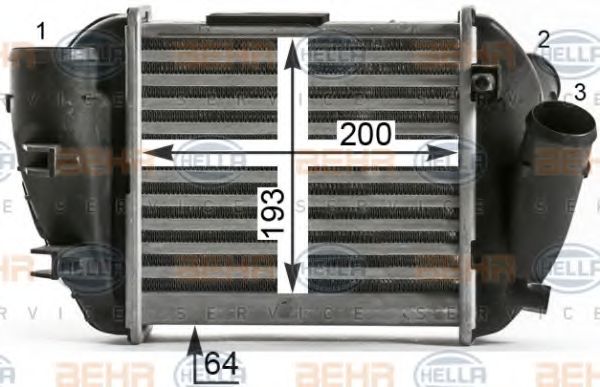 Intercooler, compresor