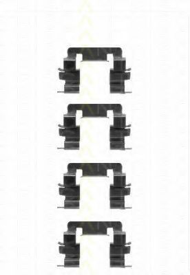 Set accesorii, placute frana