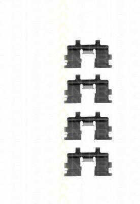 Set accesorii, placute frana