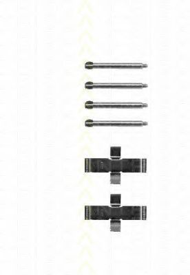 Set accesorii, placute frana