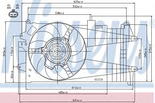 Ventilator, radiator