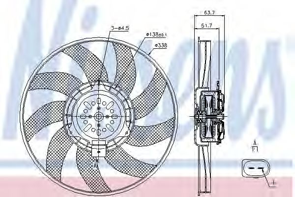 Ventilator, radiator