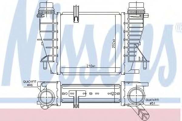 Intercooler, compresor