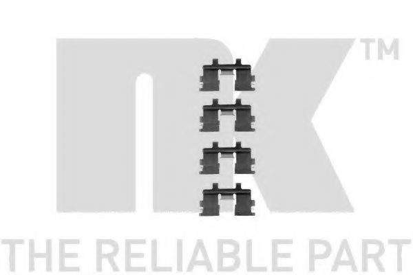 Set accesorii, placute frana