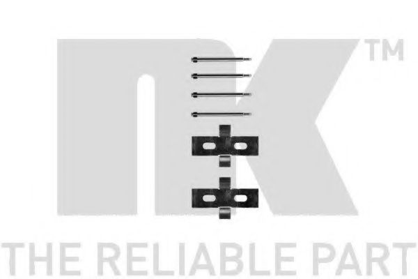 Set accesorii, placute frana