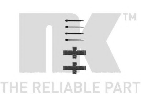 Set accesorii, placute frana