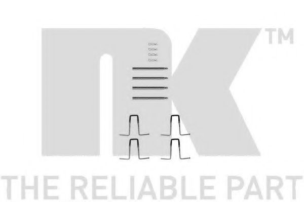 Set accesorii, placute frana