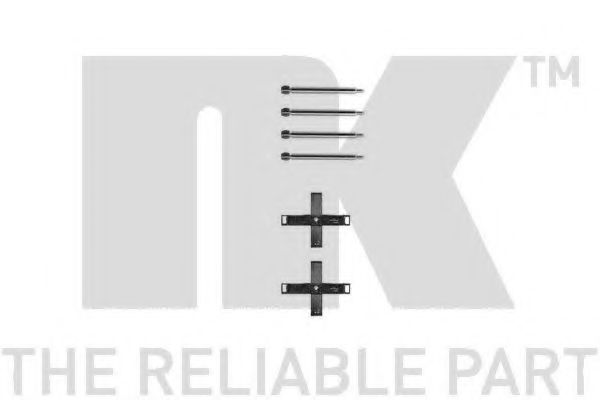 Set accesorii, placute frana