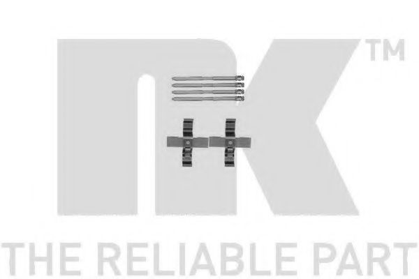 Set accesorii, placute frana