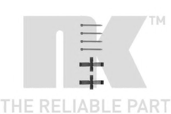 Set accesorii, placute frana