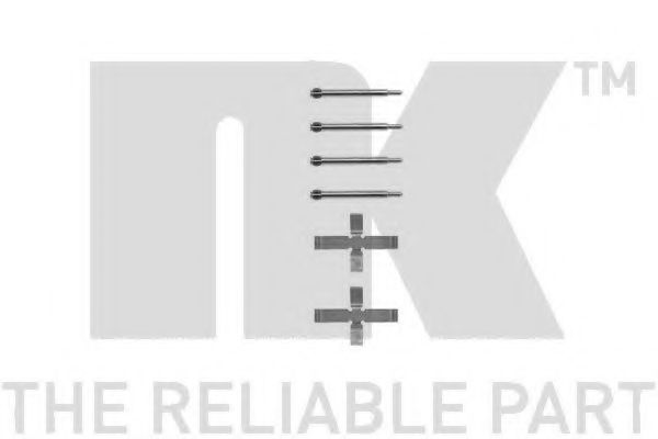 Set accesorii, placute frana