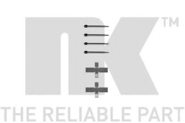 Set accesorii, placute frana