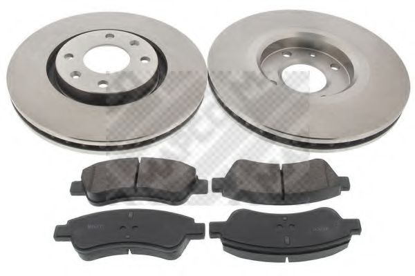 Set frana, frana disc