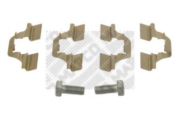 Set accesorii, placute frana