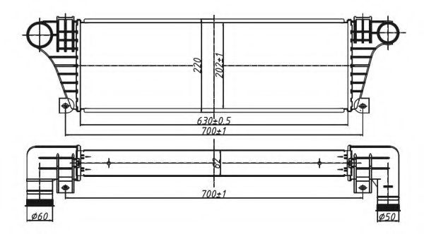 Intercooler, compresor