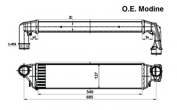 Intercooler, compresor