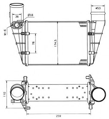 Intercooler, compresor