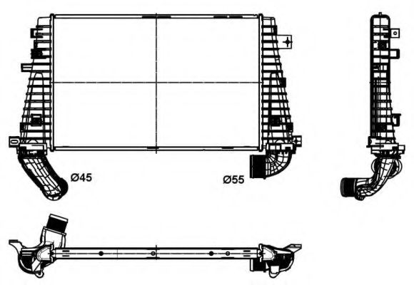 Intercooler, compresor