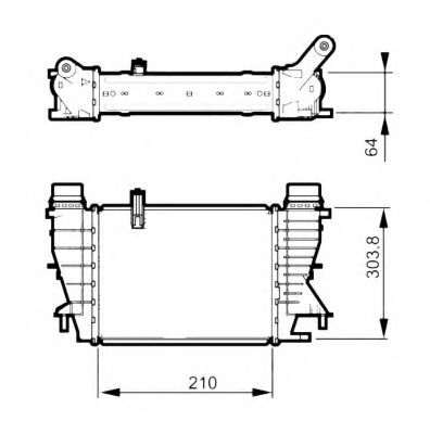 Intercooler, compresor