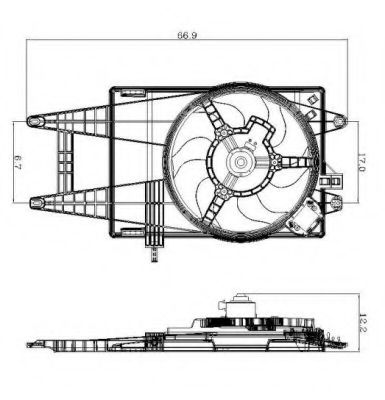 Ventilator, radiator