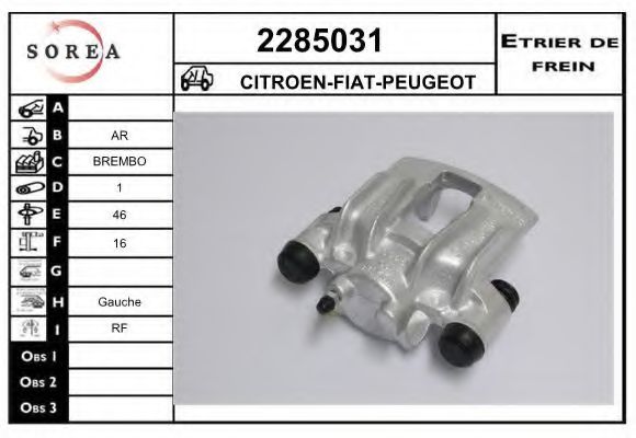 Etrier frana