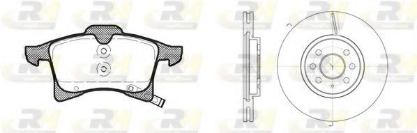 Set frana, frana disc