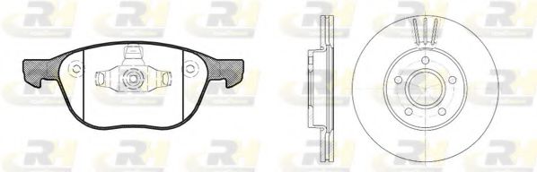 Set frana, frana disc