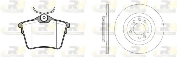 Set frana, frana disc