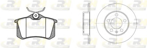 Set frana, frana disc