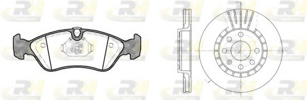 Set frana, frana disc