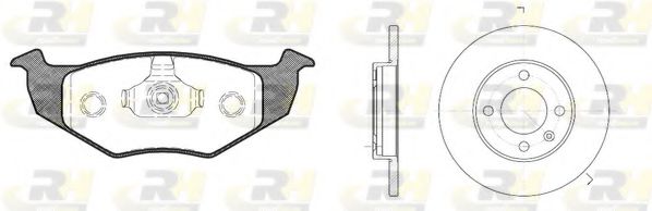 Set frana, frana disc