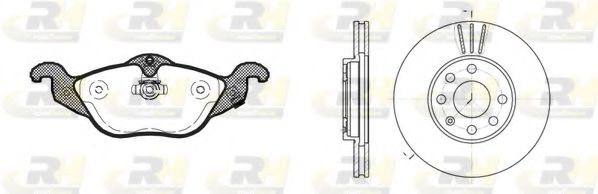 Set frana, frana disc