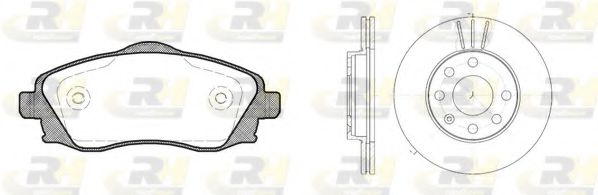 Set frana, frana disc