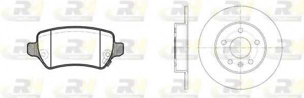Set frana, frana disc