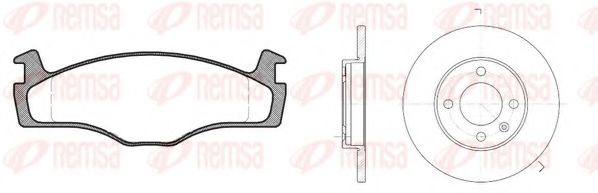 Set frana, frana disc