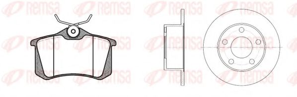 Set frana, frana disc