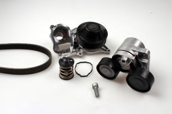 Pompa apa + Set curea transmisie cu caneluri