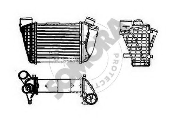 Intercooler, compresor