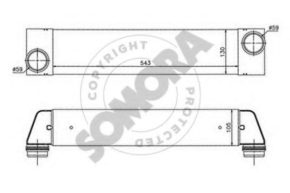 Intercooler, compresor