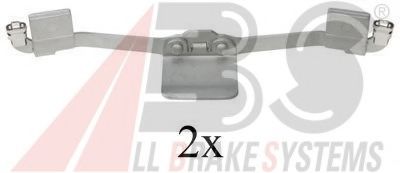 Set accesorii, placute frana