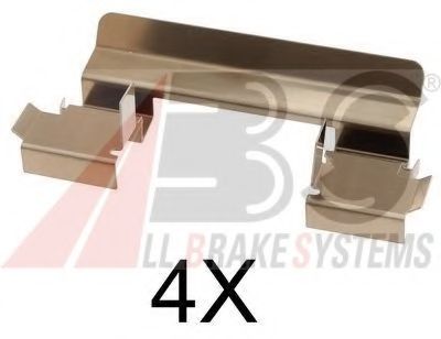 Set accesorii, placute frana