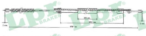 Cablu, frana de parcare