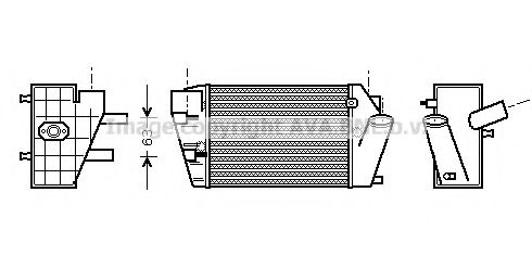 Intercooler, compresor