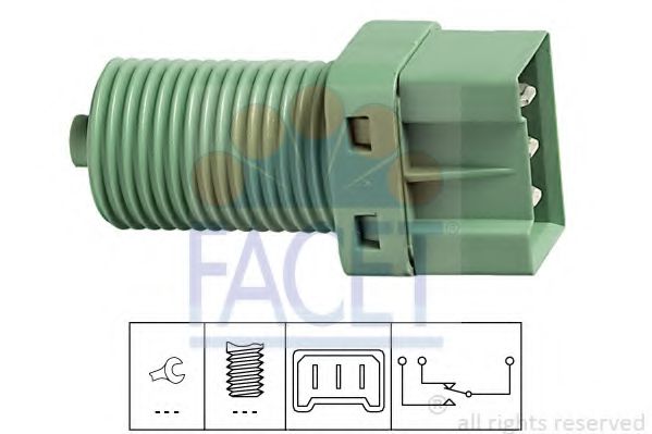 Comutator lumini frana