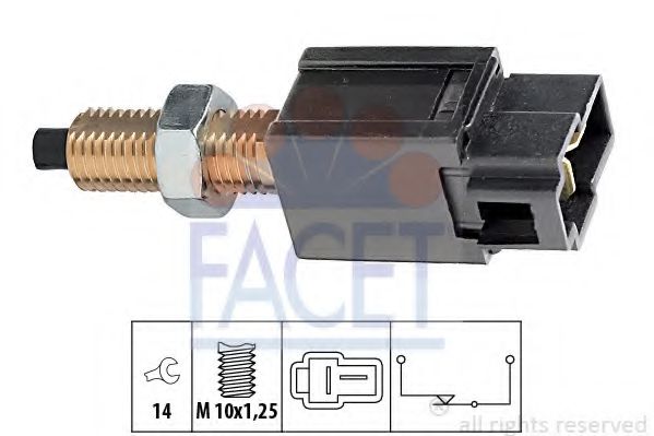 Comutator lumini frana