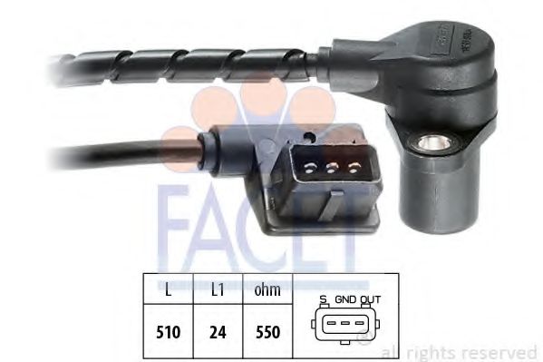 Senzor impulsuri, arbore cotit