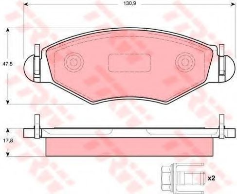 Set frana, frana disc