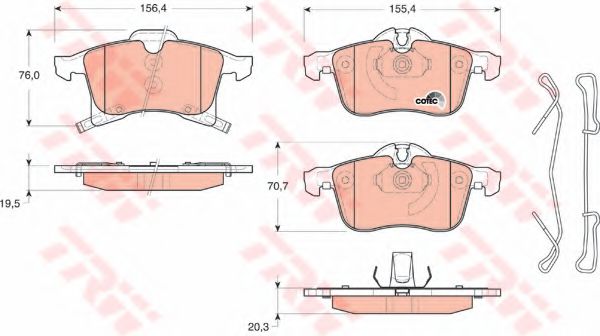 Set frana, frana disc